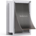 Baboni Pet Door for Wall, Steel Frame and Telescoping Tunnel, Aluminum Lock by Baboni