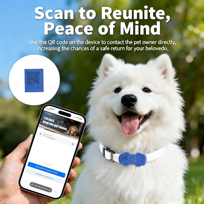 GPS Dog Tracker, Real-time Pet Location Tracker Anti Lost Dog GPS Collar Fit - Image 3