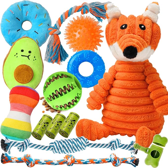 Zeaxuie 14 Pack Puppy Toys for Teething Small Dogs, Puppy Chew Toys by Zeaxuie