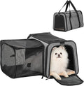 Petsfit 19"X12" X12" Expandable Pet Carrier, Square Expansion Reduces Pet by Petsfit