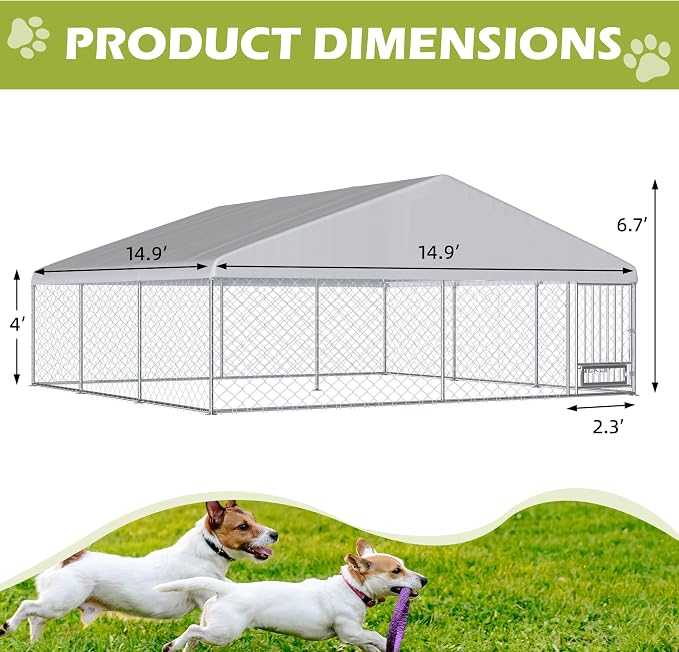 15FTx15FT Outdoor Dog Kennel - Image 2