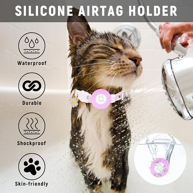 Airtag Cat Collar, JXFUKAL Kitten Collar Breakaway - Image 6
