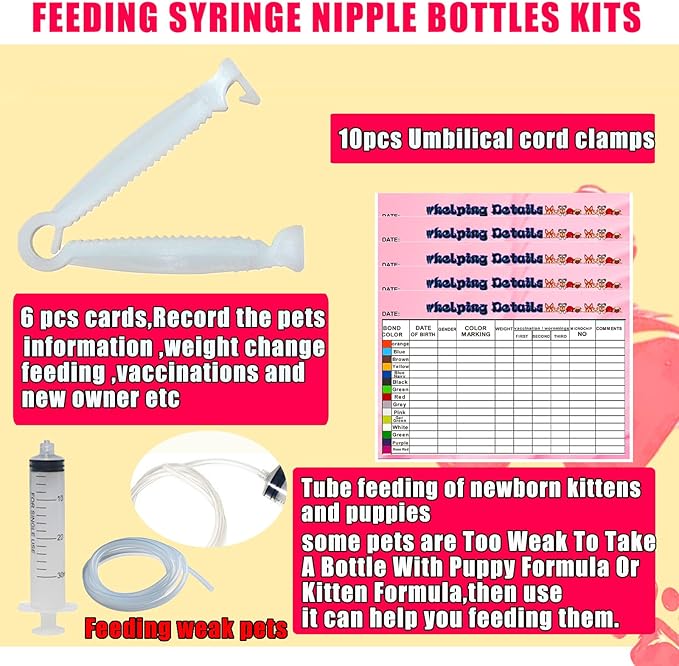 kewen Puppy Kitten Whelping Supplies, Whelping kit - Image 5