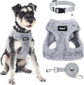PUPTECK Adjustable Dog Harness Collar and Leash Set Step in No Pull Pet Harness by PUPTECK