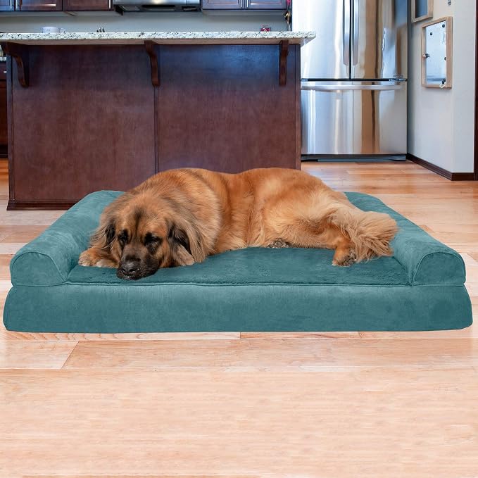 Furhaven Orthopedic Dog Bed for Large Dogs w/ Removable Bolsters & Washable - Image 3
