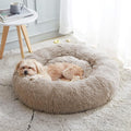 Calming Dog Bed & Cat Bed, Anti-Anxiety Donut Cuddler Warming Cozy Soft Round by WESTERNHOME