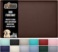 GORILLA GRIP 100% Waterproof Raised Edge BPA Free Silicone Pet Feeding Mat by GorillaGrip