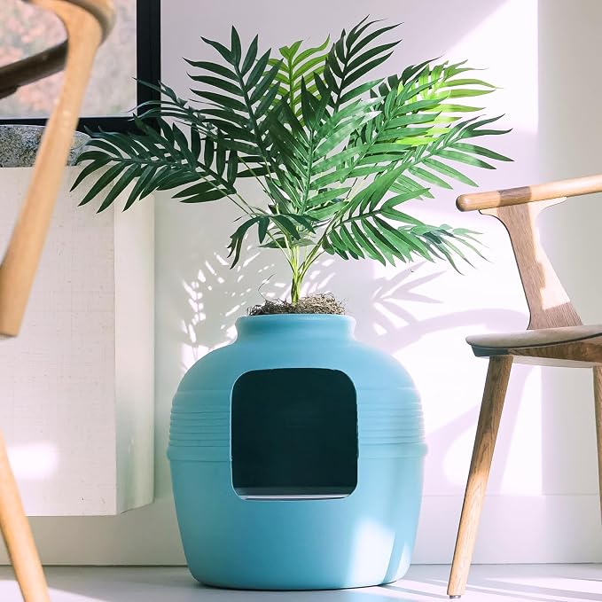 Good Pet Stuff Hidden Litter Box Planter, Decorative Cat Litter Enclosure - Image 13