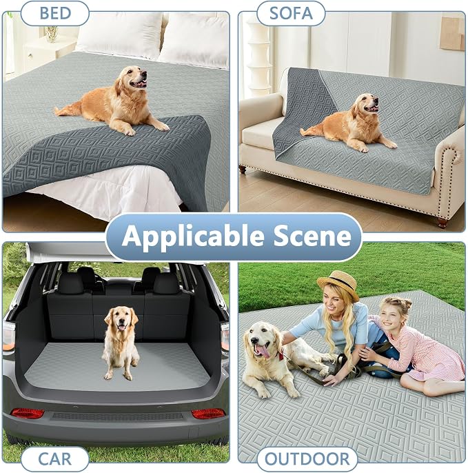 hyha Waterproof Dog Blanket, Soft Pet Bed Cover, Waterproof Sofa Couch Cover - Image 6