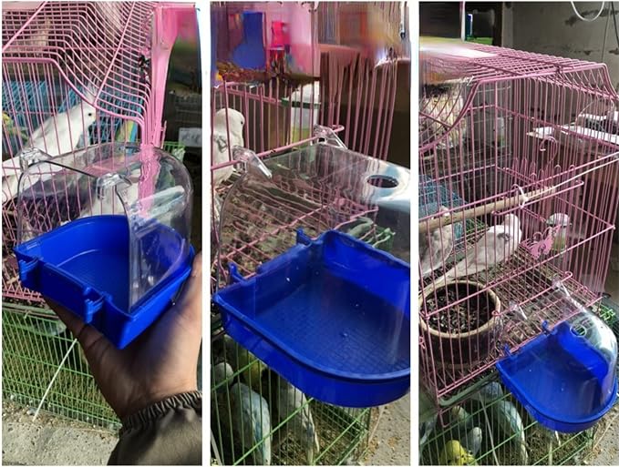 Bird Bath Cage, Cleaning Pet Supplies Bird Bathtub - Image 4