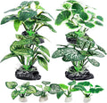 8PCS Betta Fish Tank Decorations Aquarium Decorations Artificial Plastic Plants by Vtapliea