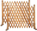 MYOYAY 2PCS Expandable Instant Fence Retractable Wooden Fence Wooden Pet Gate by MYOYAY