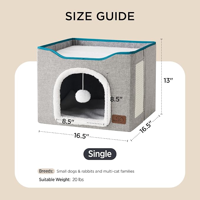 Bedsure Cat Beds for Indoor Cats - Image 6