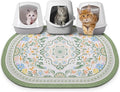 Bienbee Cat Litter Mat, Urine and Water Proof, Bean-Green XL by Bienbee
