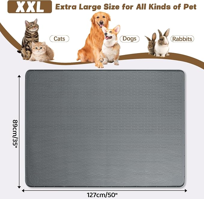 Cat Food Mat, Floor Protection - Image 2