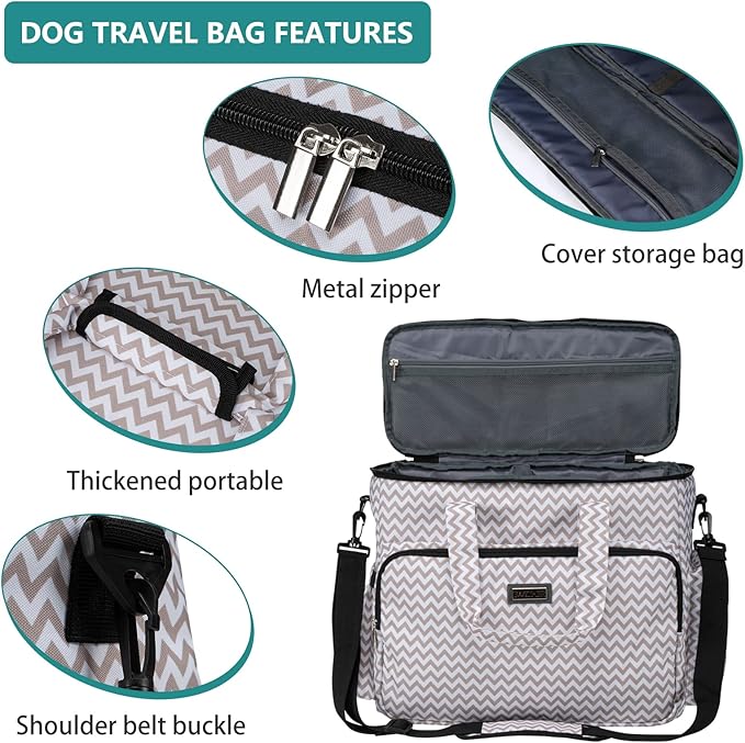 BAGLHER Dog Travel Bag, Pet Travel Bag, - Image 4