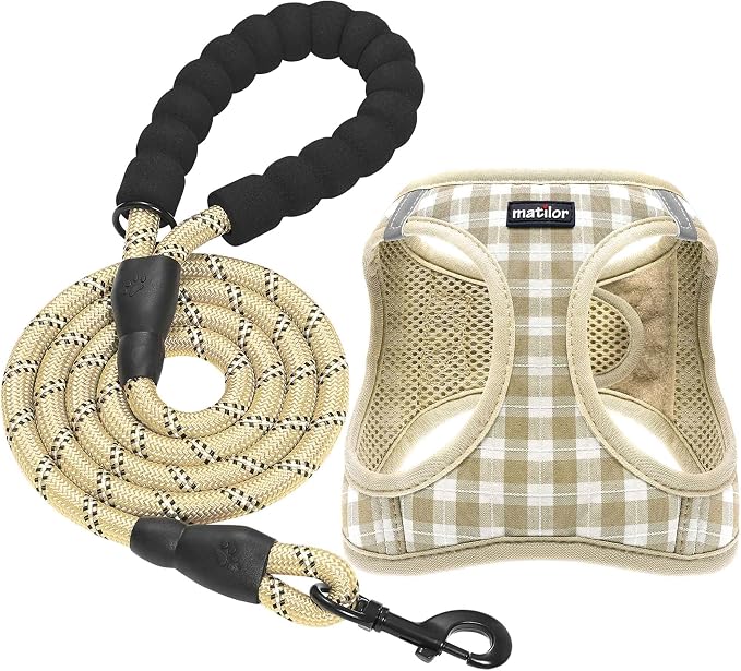 Dog Harness Step-in Breathable Puppy Cat Dog Vest Harnesses by matilor