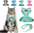 Halypet Cat Harness and Leash Set Cute Escape Proof Vest Harness by DOMoreWithYourPet
