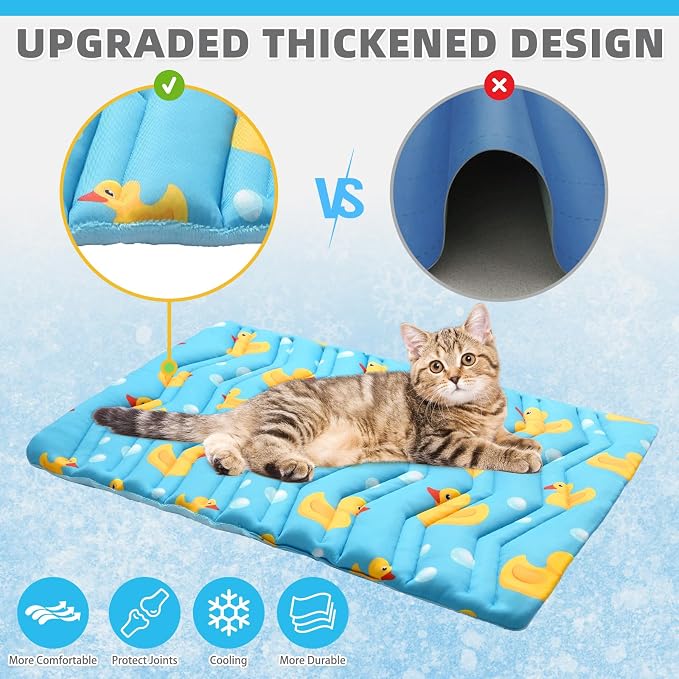 KOOLTAIL Dog Cooling Mat, Upgraded Two Sided Cooling Pad - Image 4