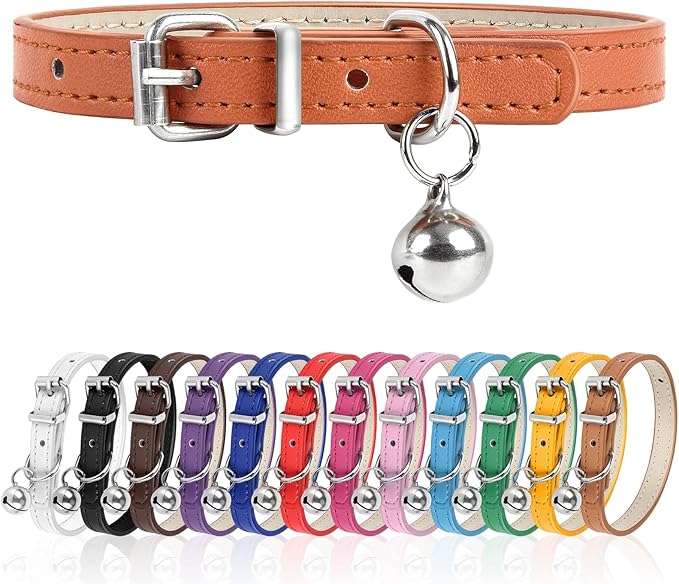 S Dog Collar for Small Dogs Adjustable Dog Collars Cat Collar for Small Medium by Engorgio