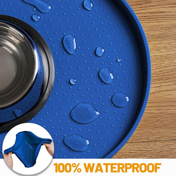 Hubulk 100% Waterproof Silicone Pet Feeding Mat - Image 4
