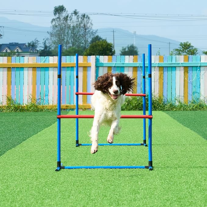 VEVOR Dog Agility Course Backyard Set, 2 Tunnels - Image 9