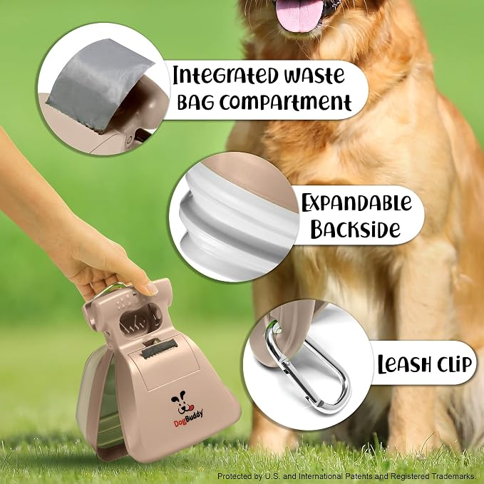 DogBuddy Pooper Scooper, Portable Dog Pooper Scooper, Poop Scooper - Image 4