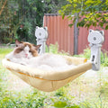 Cat Window Perch Cordless, Foldable & Stable Cat Beds- Breathable Cat Window by JUNSPOW