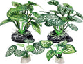 4PCS Aquarium Plants Betta Fish Tank Decorations Small Size Soft Faux Silk by Vtapliea
