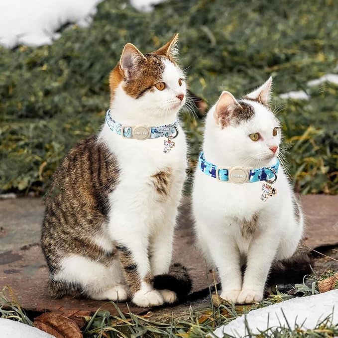 ARING PET 2 Pack Cat Collars-Cute Breakaway Cat Collar - Image 4