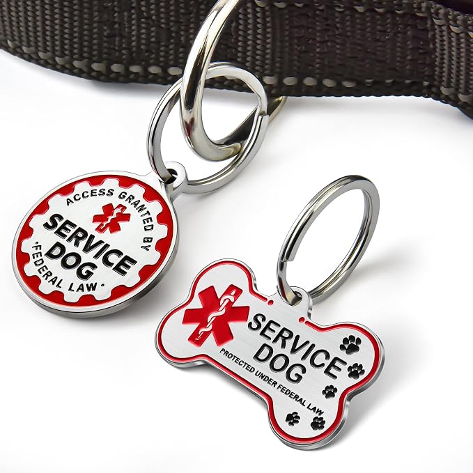 Engraved Personalized Service Dog Tag - Image 4