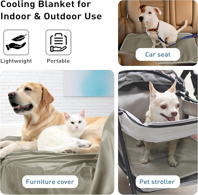 Kritter Planet Waterproof Cooling Dog Mat, Soft Cooling Pad - Image 5