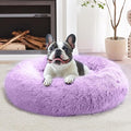 JOLLYVOGUE Calming Dog Bed Large Size Dog, Anti-Anxiety Donut Large Pet Bed by JOLLYVOGUE