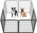 Yaheetech Dog Playpen Outdoor, 32 inch 4 Panels Dog Pen Indoor Heavy Duty Puppy by Yaheetech