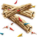 SunGrow Cholla Wood, 6” Climbing Logs, Chew Toy, Aquarium Fish, and Shrimp by SunGrow