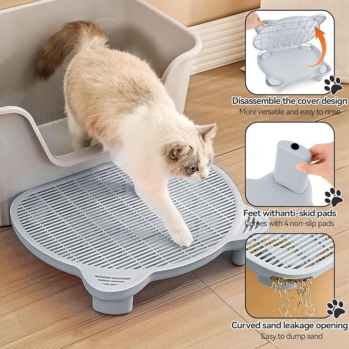 Adjustable Cat Ramp Litter Box Step Double Layer - Image 2