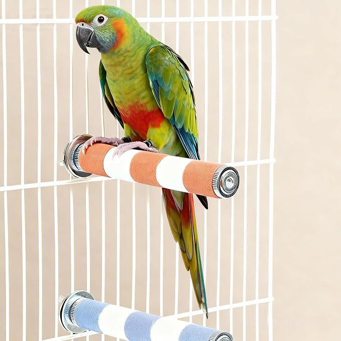 AOTU Bird Perch Natural Sandstone Parrot Perch Bird Perches - Image 7
