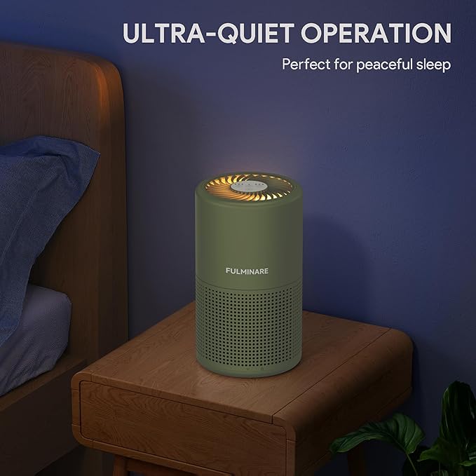 FULMINARE Air Purifiers for Home Bedroom H13 HEPA Air Purifier, 3 Speeds - Image 5