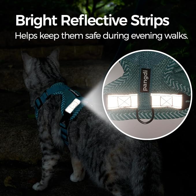 Cat Harness and Leash Escape Proof Small Kitten Harness Abyssinian Cat Vest - Image 6