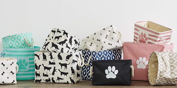 Bone Dry Pet Storage Collection Collapsible Bin, Medium Round - Image 7