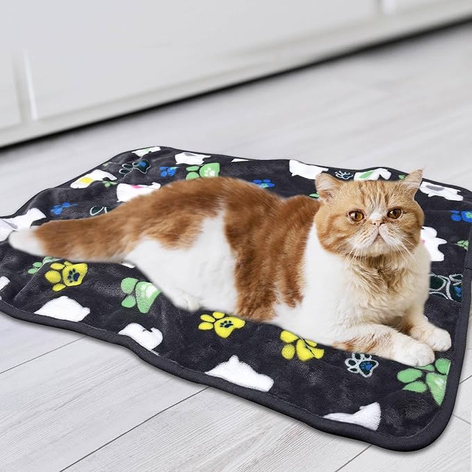 Rezutan 1 Pack 3 Dog Blanket for Large Dogs, 41x31 inch for Medium Soft Fluffy - Image 4