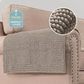H.VERSAILTEX Plush Chenille Couch Armrest Cover 2 Packs Thick and Soft Sofa by HVERSAILTEX