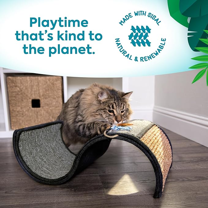Petlinks Dream Curl Carpet Cat Scratcher, Dual-Surface Cat Scratching Post - Image 5