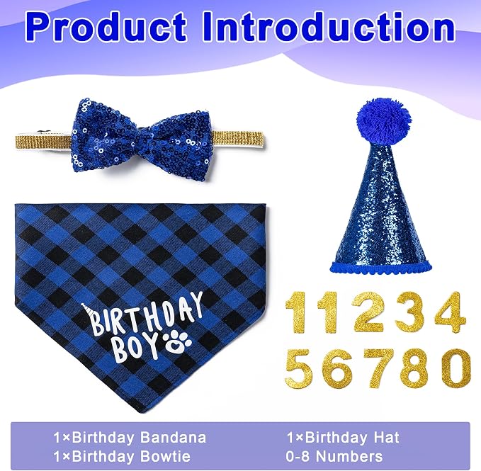 Dog Birthday Party Supplies, Dog Birthday Decorations - Image 2