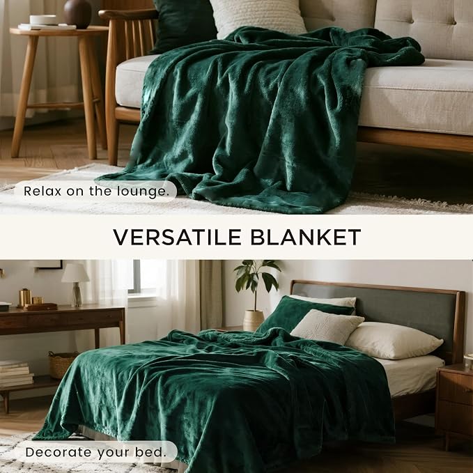 gogobunny Waterproof Bed Blanket, Reversible Sherpa Fleece Throw Blanket - Image 5