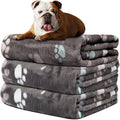 Rezutan Dog Blankets for Medium Dogs, Upgraded 3 Pack Dog Cat Blanket Washable by Rezutan