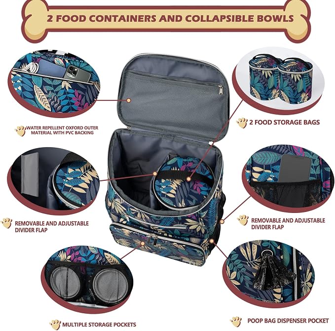 BAGLHER Dog Travel Bag Backpack, Airline Approved Pet Supplies Backpack - Image 2