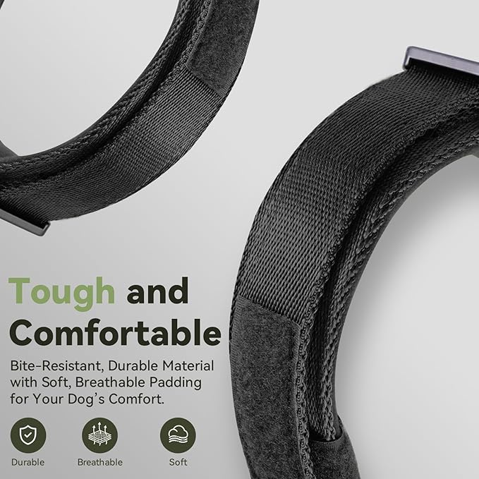 2025 Upgrade Waterproof AirTag Dog Collar, Military Tactical Dog Collar - Image 5