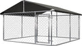 Outdoor Dog Enclosure Heavy Duty Dog Kennel House Mesh Dog Big Cage Pet Kennel by ATTAV