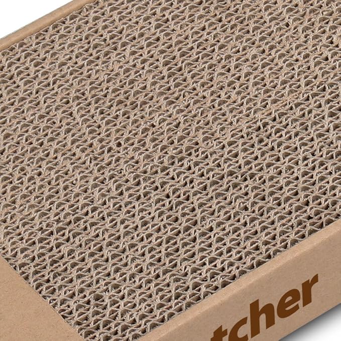 Best Pet Supplies Corrugated Cardboard Cat Scratcher Pads, and Fun Interactive - Image 2